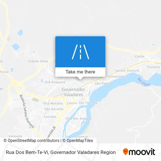 Rua Dos Bem-Te-Vi map