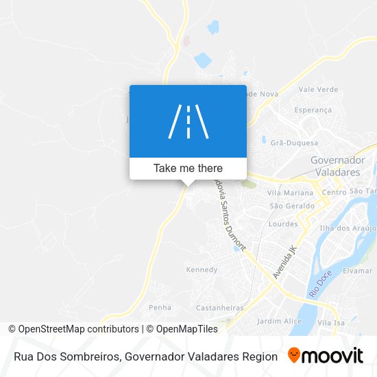 Rua Dos Sombreiros map