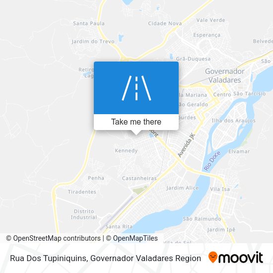Rua Dos Tupiniquins map
