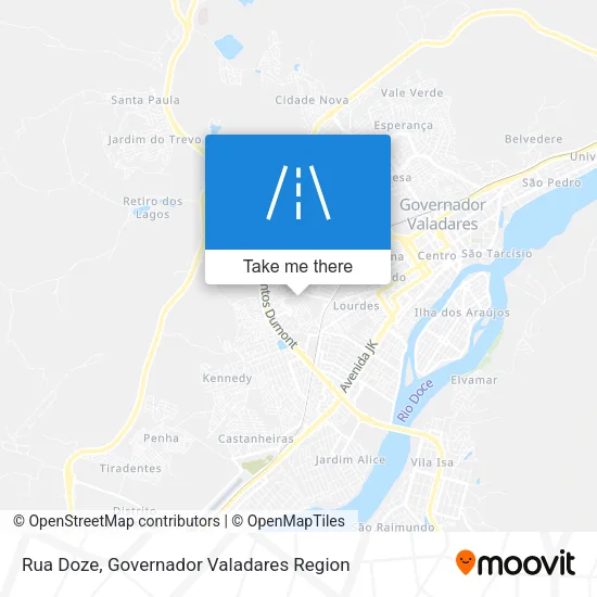 Rua Doze map