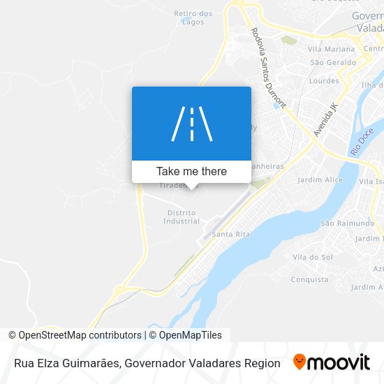 Rua Elza Guimarães map
