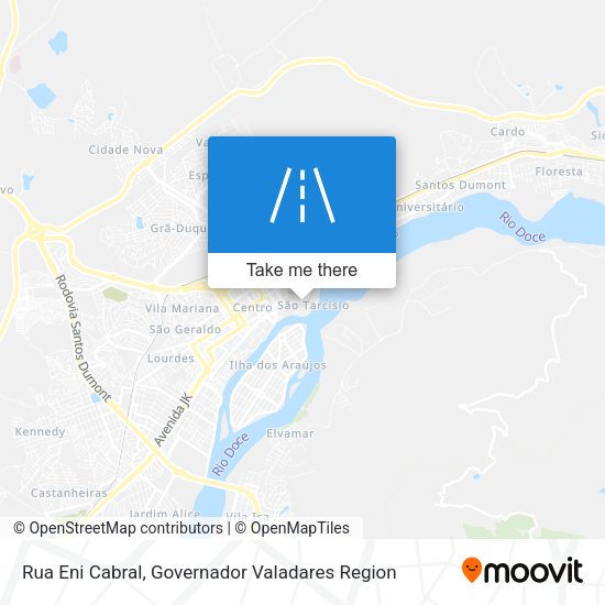 Rua Eni Cabral map