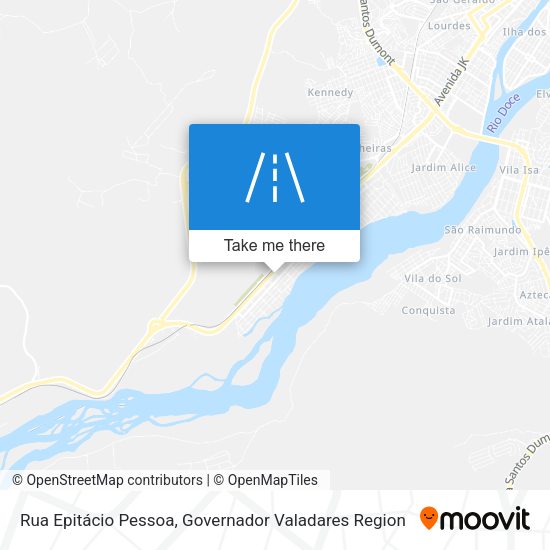 Rua Epitácio Pessoa map