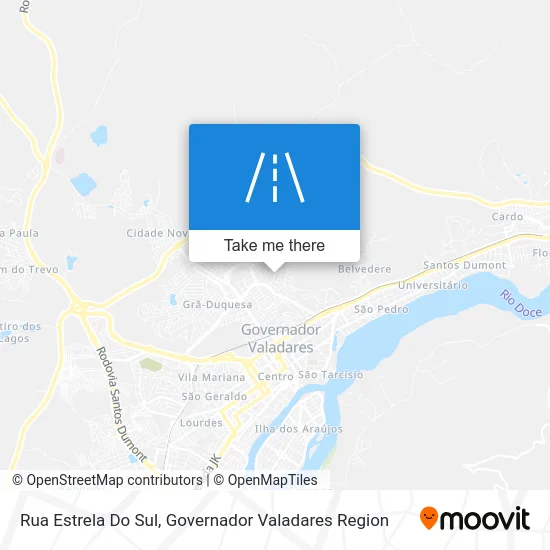 Rua Estrela Do Sul map