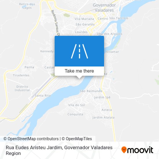 Rua Eudes Aristeu Jardim map