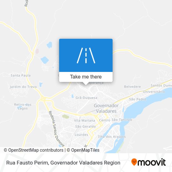 Rua Fausto Perim map