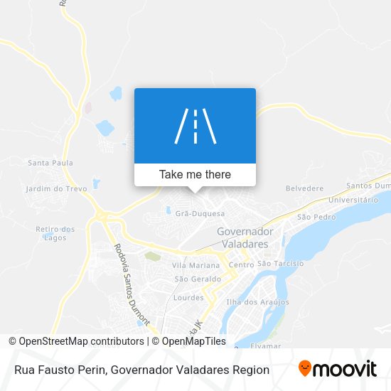 Rua Fausto Perin map