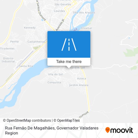 Rua Fernão De Magalhães map