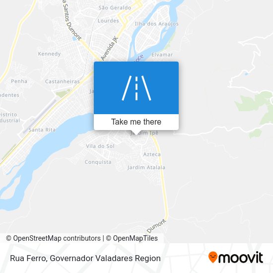 Rua Ferro map