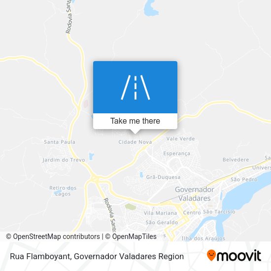 Rua Flamboyant map