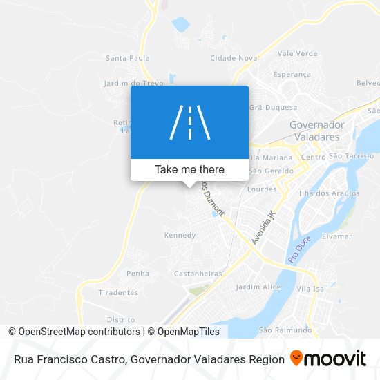 Rua Francisco Castro map