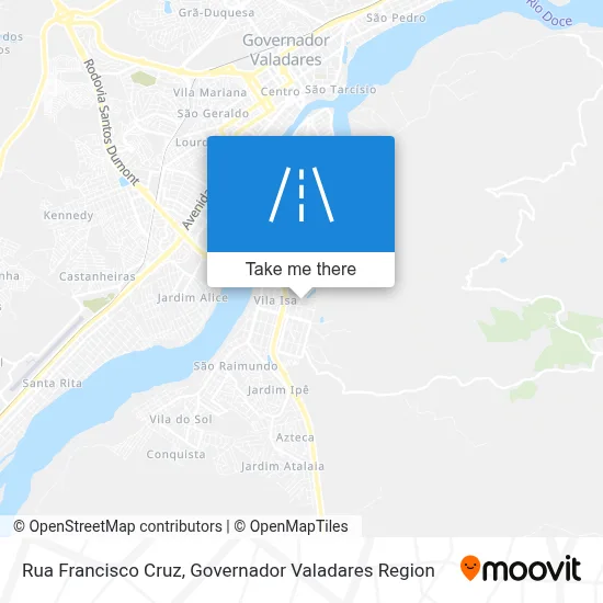 Rua Francisco Cruz map