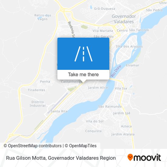 Rua Gilson Motta map