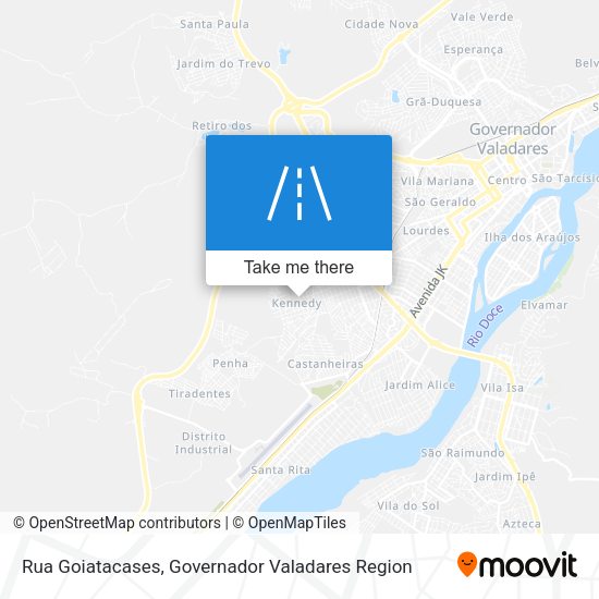 Rua Goiatacases map