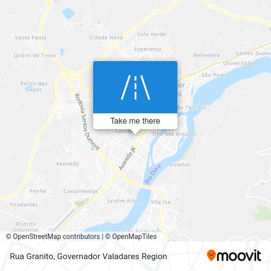 Rua Granito map
