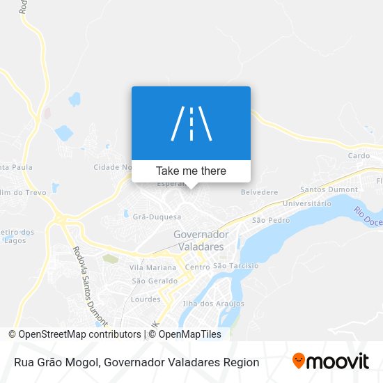 Rua Grão Mogol map