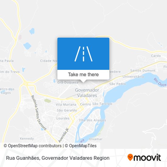 Rua Guanhães map