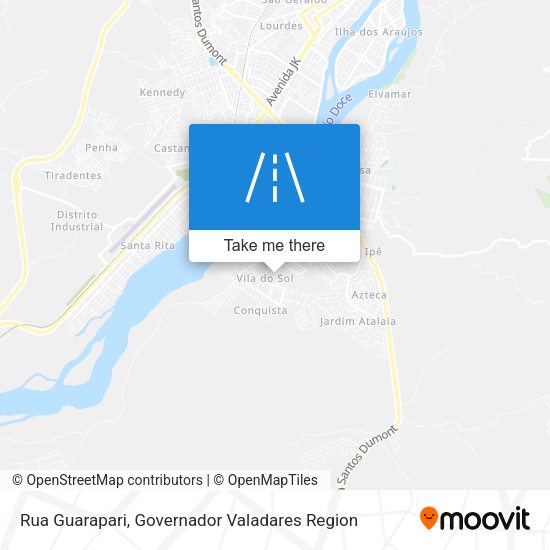 Rua Guarapari map