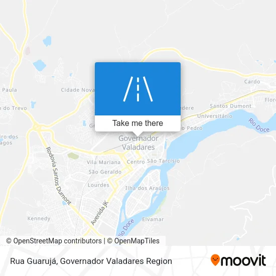 Rua Guarujá map