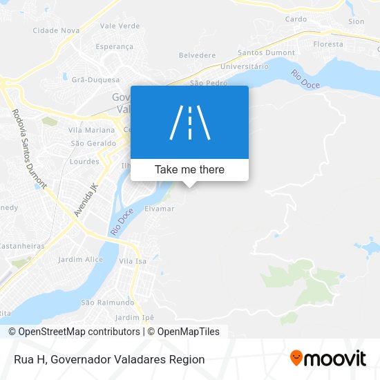Rua H map