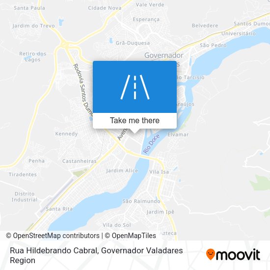 Rua Hildebrando Cabral map
