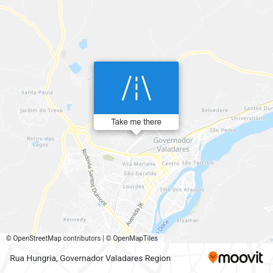 Rua Hungria map