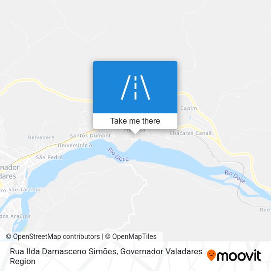 Rua Ilda Damasceno Simões map