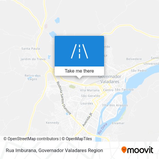Rua Imburana map