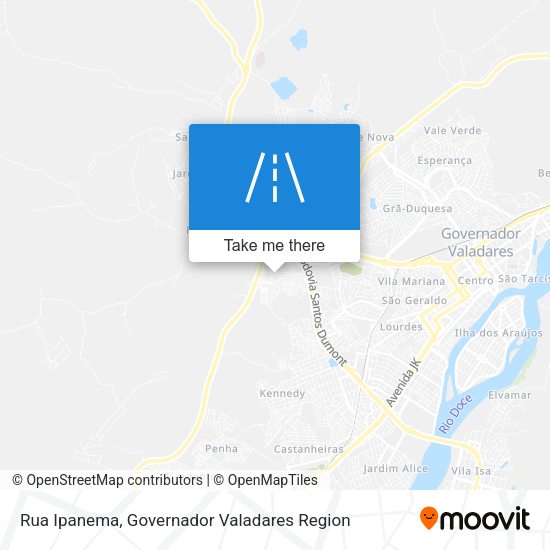 Rua Ipanema map