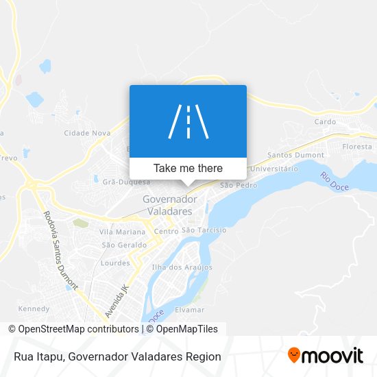 Rua Itapu map