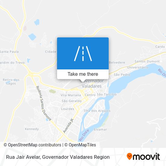 Rua Jaír Avelar map