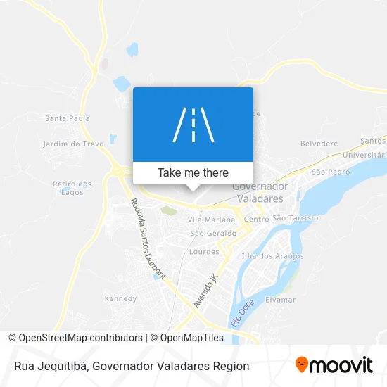 Rua Jequitibá map