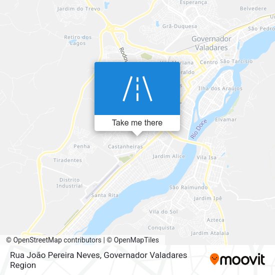 Rua João Pereira Neves map