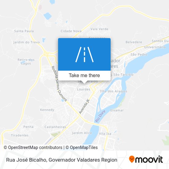 Rua José Bicalho map