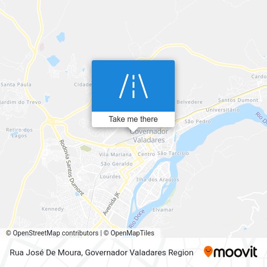 Rua José De Moura map