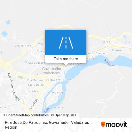 Rua José Do Patrocinio map