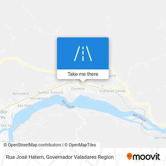 Rua José Hatem map