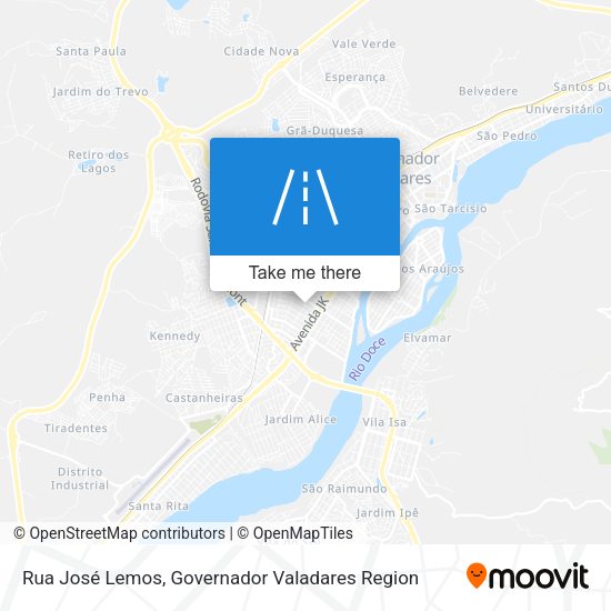 Rua José Lemos map