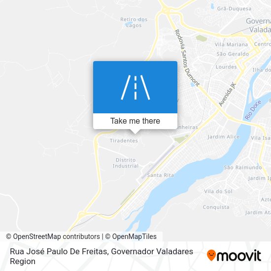 Rua José Paulo De Freitas map