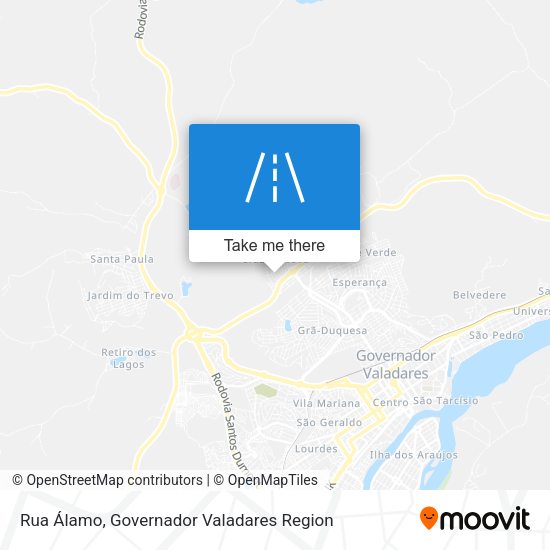 Rua Álamo map