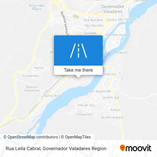 Rua Leila Cabral map