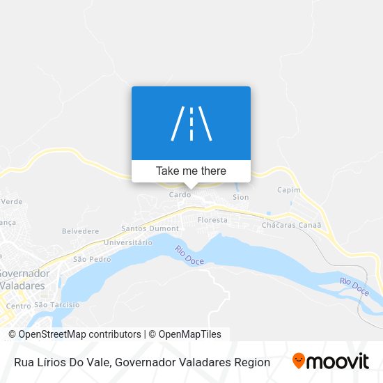 Rua Lírios Do Vale map