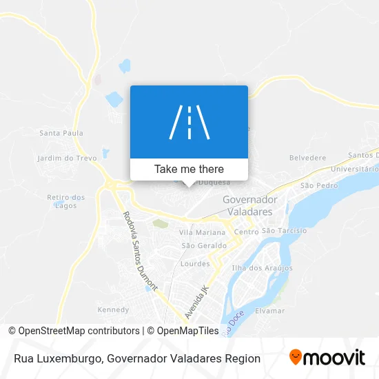 Rua Luxemburgo map