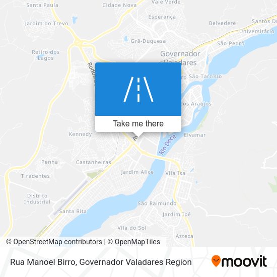 Rua Manoel Birro map