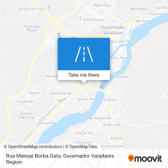 Rua Manoel Borba Gato map