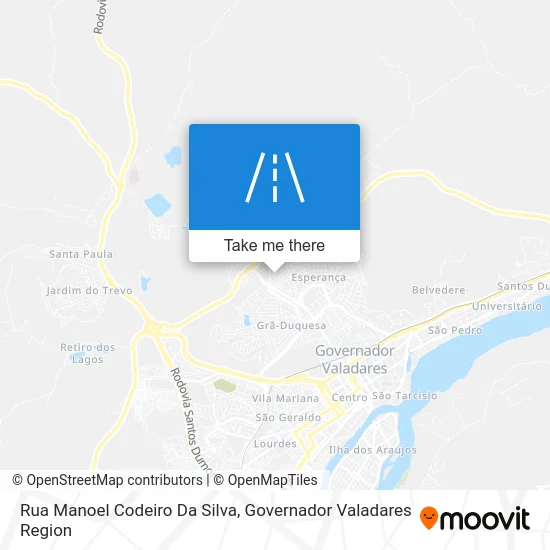 Rua Manoel Codeiro Da Silva map