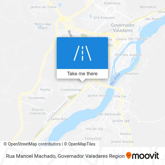 Rua Manoel Machado map