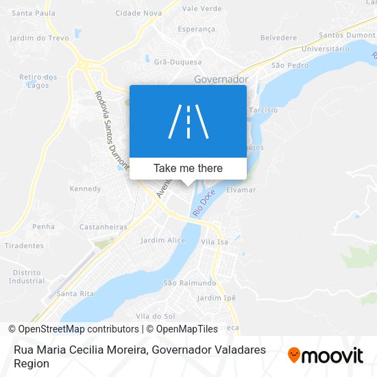 Rua Maria Cecilia Moreira map