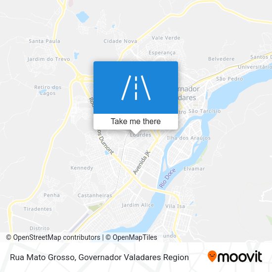 Rua Mato Grosso map