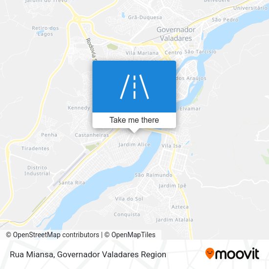 Rua Miansa map